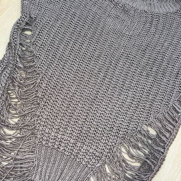 Windsor Dusty Rose Cable Knit Distressed Sweater Dress, Junior Women’s Medium - Picture 10 of 12